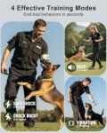 Jugbow Dog Shock Collar - 4500FT Dog Training Collar with Remote, IPX8 Waterproof Electric Dog Collar with 4 Training Modes, Security Lock, Rechargeable eCollar for 10-120lbs Small Medium Large Dogs