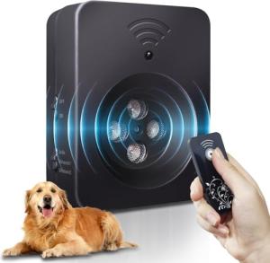 Tlettsteinkle Ultimate Ultrasonic Bark Control Device for Dogs - 50ft Remote & Auto Sensor Modes | Weatherproof Anti-Bark Deterrent | Handheld Remote Training Tool | Stop Excessive Barking Humanely