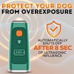 New 2025 Dog Bark Deterrent Device - Dog Barking Control Devices Stops Bad Behavior - Rechargeable Ultrasonic Pet Whistle to Stop Barking with The Touch of a Button up to 16,4 FT (5-120 LBS Green)