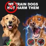 Tlettsteinkle Ultimate Ultrasonic Bark Control Device for Dogs - 50ft Remote & Auto Sensor Modes | Weatherproof Anti-Bark Deterrent | Handheld Remote Training Tool | Stop Excessive Barking Humanely