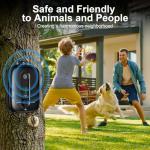 Anti Barking Device for Dogs, Rechargeable Ultrasonic Dog Barking Control Devices with 3 Modes, 33 FT Barking Silencer Sonic Barking Deterrent Indoor/Outdoor Safe for Dog & People Y4