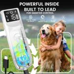 Dog bark Collar, Rechargeable Dog Collar with Remote Control - Beep, Vibration, Humane 16 Adjustable Sensitivity, 3300Ft Range, 2 Channels, Memory Function - Suitable for All Breeds