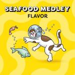 Temptations Classic Crunchy and Soft Cat Treats, Seafood Medley Flavor, 48 oz. Pouch