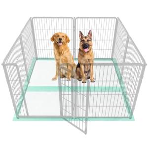FXW XXL Puppy Pee Pads for Dogs 60x33.5 inch 20 Count, 5 Layer Super Absorbent & Leak Proof-Thickened Disposable Potty Training Pad, Fits 32" H 6/8 Panel FXW Playpen-Green (Playpen not Included)