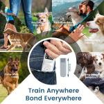 Dog bark Collar, Rechargeable Dog Collar with Remote Control - Beep, Vibration, Humane 16 Adjustable Sensitivity, 3300Ft Range, 2 Channels, Memory Function - Suitable for All Breeds
