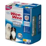 Four Paws Wee-Wee Superior Performance Pee Pads for Dogs with Runoff Barrier Edge Guard Protection, Puppy & Dog Potty Training Pads, Housebreaking Supplies, 27.5" x 44" (18 Count)