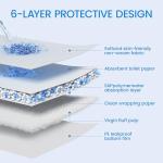 SAP FRIENDLY 28"x34" Dog Pee Pads Extra Large, Super Absorbent Leakproof Quick Drying Pee Pads, Training Puppy Pads Disposable Pee Pads for Dogs - 10 Count