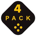 Four Paws Wee-Wee Pads, Gigantic, 18 per Pack (4 Packs)