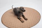 EZwhelp Reusable Dog Pee Pad, Washable Waterproof Mat for Dog Potty Training or Whelping Pad, Round, 36 Inch