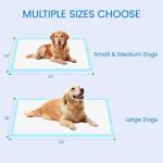 SAP FRIENDLY 28"x34" Dog Pee Pads Extra Large, Super Absorbent Leakproof Quick Drying Pee Pads, Training Puppy Pads Disposable Pee Pads for Dogs - 10 Count