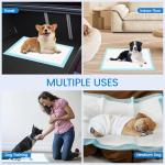 SAP FRIENDLY 28"x34" Dog Pee Pads Extra Large, Super Absorbent Leakproof Quick Drying Pee Pads, Training Puppy Pads Disposable Pee Pads for Dogs - 10 Count