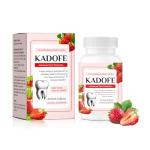 Kadofe Oral Probiotics for Teeth and Gums & Fresh Breath - Gum Restore & Bad Breath Treatment for Adults |3.5 Billion Advanced Oral Probiotics for Bad Breath, Chewable 30 Tablets (Strawberries-1pcs)