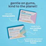 drTung's Dental Sticks for Teeth & Gum Cleaning - Toothpicks for Oral Care, Soft Floss Picks for Teeth, Interdental Plaque & Food Remover Tool, Perio Sticks - Thin, Bulk 100 Count (Pack of 1)