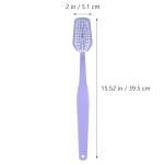 POPETPOP Giant Toothbrush Oversized Novelty Toys: Super Toothbrush Pet Grooming Brush - Wonderful Comedy Item for Costume Take Picture Comedy Party Favors (Purple)