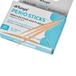 drTung's Dental Sticks for Teeth & Gum Cleaning - Toothpicks for Oral Care, Soft Floss Picks for Teeth, Interdental Plaque & Food Remover Tool, Perio Sticks - Thin, Bulk 100 Count (Pack of 1)