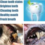 New Upgrade Pet Whitening Toothbrush Pen,Pet Oral Repair Teeth Cleaning Gel Pen,Cat Dog Teeth Brightening Pens for Pets Dental Care Fresh Breath (Blue, 2pcs)