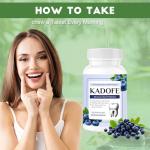Kadofe Oral Probiotics for Teeth and Gums & Fresh Breath - Gum Restore & Bad Breath Treatment for Adults |3.5 Billion Advanced Oral Probiotics for Bad Breath, Chewable 30 Tablets (Strawberries-1pcs)