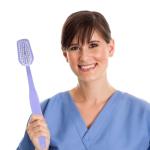 POPETPOP Giant Toothbrush Oversized Novelty Toys: Super Toothbrush Pet Grooming Brush - Wonderful Comedy Item for Costume Take Picture Comedy Party Favors (Purple)