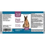 PetAlive Muscle and Joint Support-M - Natural Homeopathic Formula for Joint Pain and Stiffness in Pets - Supports Joint Health and Movement in Dogs and Cats - 59 mL
