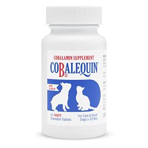 Nutramax Cobalequin B12 Supplement for Cats and Small Dogs, 45 Count (Pack of 1)
