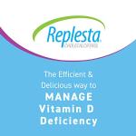 Replesta 50,000 IU Vitamin D3 Cholecalciferol, for Vitamin D Deficiency, Once-Weekly Chewable Wafer, Non-GMO, Natural Orange Flavor, 8 Count (Pack of 1)