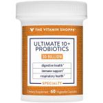 The Vitamin Shoppe Ultimate 10+ Probiotics, 30 Billion CFUs for Digestive Health, Immune Support and Respiratory Health (60 Vegetable Capsules)
