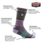 Darn Tough Women's Her Spur Boot Lightweight Hiking Sock (Style 1969) - Sandstone, Medium