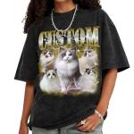 Custom Your Own Bootleg T-Shirts, Custom Face Tee Shirts for Christmas, Birthday and Valentines Day Small-4XLarge (Bootleg BB701)