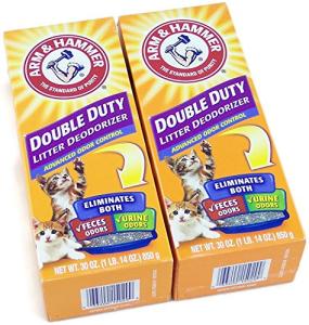 Arm & Hammer Double Duty Cat Litter Deodorizer with Baking Soda 30 oz (2 Pack)