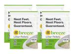 Purina Tidy Cats Breeze Litter Pellets Refill Pouch, Made for Multiple Cats, Anti-Tracking Pellets for Breeze Litter System, 3.5 LB Refill Pouch (Pack of 4)