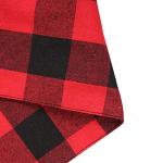 Lamphyface 2 Pcs Dog Bandana Christmas Pet Clothing Triangle Scarf Accessories Bibs Red Black Plaid
