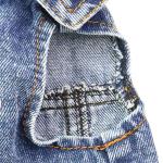 Pet Clothes Jeans Jacket Cool Puppy Denim Shirts for Small Medium Dogs Cats Lapel Vests Vintage Washed Clothes Scratch Design Coat