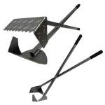 ActiveDogs Dog Poop Scooper Heavy Duty - Best Ever Dog Pooper Scooper with Teeth - Powder Coated Welded Aluminum Metal & Solid Bolt Pet Waste Removal Shovel, USA Made