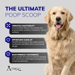 ActiveDogs Dog Poop Scooper Heavy Duty - Best Ever Dog Pooper Scooper with Teeth - Powder Coated Welded Aluminum Metal & Solid Bolt Pet Waste Removal Shovel, USA Made