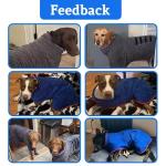 HhiMyOct Dog Drying Coat - Fast Drying Dog Towel Robe - Microfiber Super Absorbent Pet Bathrobe, Adjustable Collar & Belly Strap Fast Drying Coat Pet Dog Cat Bath Robe Towel