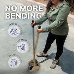 ActiveDogs Dog Poop Scooper Heavy Duty - Best Ever Dog Pooper Scooper with Teeth - Powder Coated Welded Aluminum Metal & Solid Bolt Pet Waste Removal Shovel, USA Made