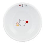Necoichi Elevated Cat Water Bowl – Ceramic Raised Cat Bowl, Prevents Neck & Whisker Fatigue – Dishwasher & Microwave Safe – Pet Water Bowl for Cats (Fuji, Extra Tall)