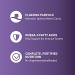Mazuri Koi Floating Pond Nuggets, Floating Koi Fish Food for Ponds, 20 lbs