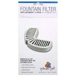 Pioneer Pet Replacement Filters for Ceramic & Stainless Steel Fountains, Raindrop Filters (3 filters)
