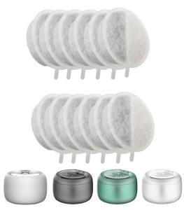 Nugget Drinking Fountain Replacement Filters (12 Pack) | Fits ALL Nugget Fountains | Activated Charcoal and Ion Exchange Resin for Water Filtration