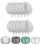 Nugget Drinking Fountain Replacement Filters (12 Pack) | Fits ALL Nugget Fountains | Activated Charcoal and Ion Exchange Resin for Water Filtration