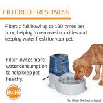 K&H Pet Products CleanFlow Filtered Pet Water Bowl Replacement Filter Black Medium 3 pack