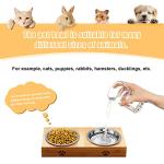 5 PCS Stainless Steel Cat Bowl-Shallow Wide Flat Cats Food Bowls,Metal Kitten Dishes Whisker Friendly Fatigue Relief,Replacement Basic Kitty Plates for Elevated Stand,Dishwasher Safe…