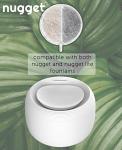 Nugget Drinking Fountain Replacement Filters (12 Pack) | Fits ALL Nugget Fountains | Activated Charcoal and Ion Exchange Resin for Water Filtration