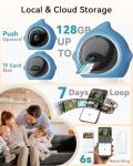 ZUMIMALL Pet Camera Indoor, 5G/2.4G WiFi Camera for Dog/Cat with Laser Toy, 3MP Pet Security Cameras with Phone App, 2-Way Talk, Auto Tracking, Pet/PIR/AI Detection, Privacy Protect, Alexa/ONVIF/Cloud