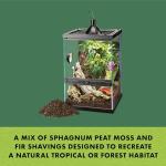 Zilla Reptile Terrarium Bedding Substrate Jungle Mix, 8 Quart