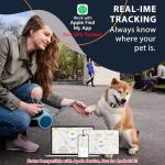 GBVP Pet Tracker for Dog, Dog Tracker Smart Pet Location Tracker with Tracker Holder, Item Finder MFi Certificated Tracking Device, No Monthly Fee, Works with Find My (iOS Only) No GPS Tracker