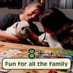 Forever Home – Family Board Game About Rescuing and Training Dogs | Tile Placement & Pattern Building Strategy Game by Birdwood Games | Ages 8+ | 1–5 Players | 20–45 Min