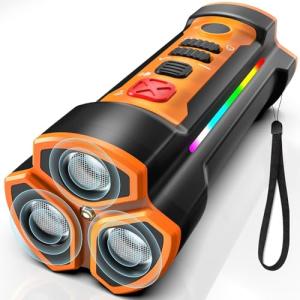 Chwwen Dog Bark Deterrent Devices 2025 Release Anti Barking Device for Dogs Barking Silencer in 55FT Indoor Outdoor 3X Head Anti Bark Device with Flashlight &Party Flashlight Portable Training Tool