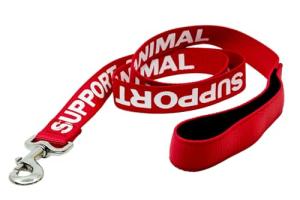 Support Pets Official ESA Dog Leash – Emotional Support Animal Leash with Printed Text – Heavy-Duty Nylon Lead for Support Pets – Public Friendly ESA Accessory